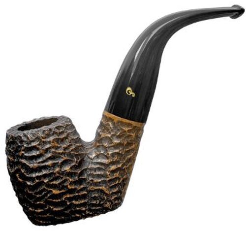 Peterson Pfeife Aran Rustic 306 Braun