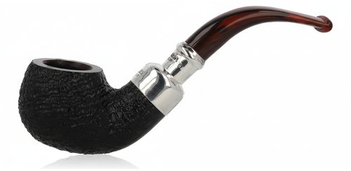 Peterson Pfeife Newgrange Spigot 03 Sandgestrahlt Schwarz/Braun