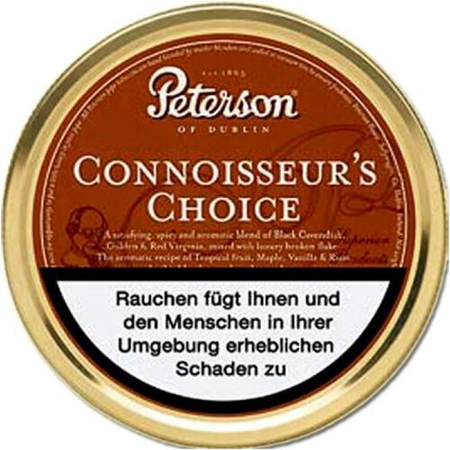 Peterson Pfeifentabak Connoisseurs Choice 50g Dose