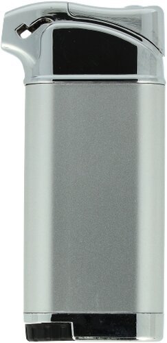 Pfeifenfeuerzeug Atomic Pipe Softflame silber