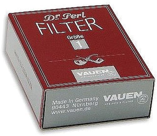 Pfeifenfilter Dr Perl Vauen Papierfilter No1 40 Stück