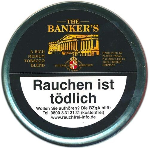 Pfeifentabak Petersen und Sörensen The Bankers Tobacco 50g