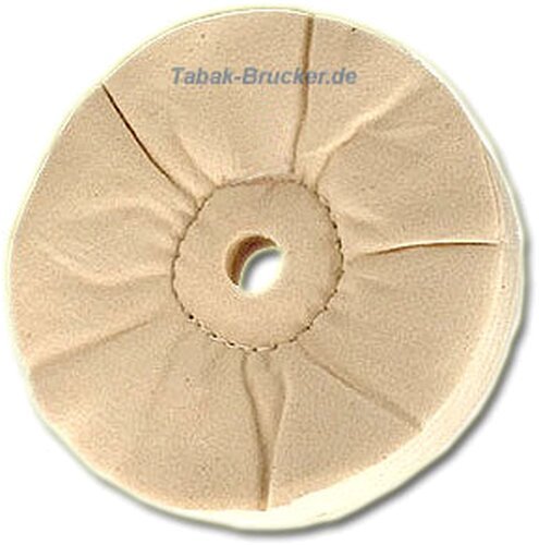 Polierscheiben für Pfeifen - Flanell (3,2cm Spindel)