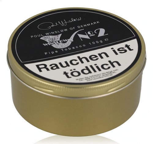 Poul Winslow Pfeifentabak No.2 100g Dose