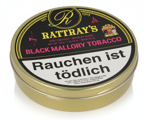 Rattrays Pfeifentabak Black Mallory 50g Dose