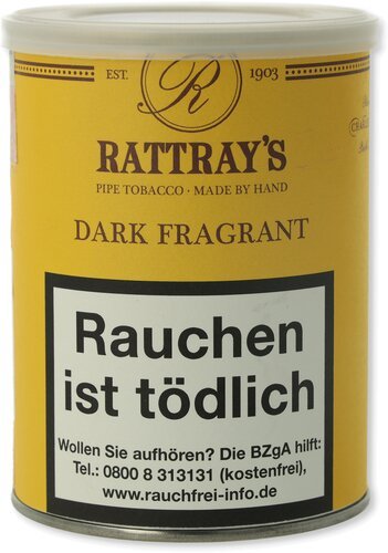 Rattrays Pfeifentabak Dark Fragrant 100g Dose