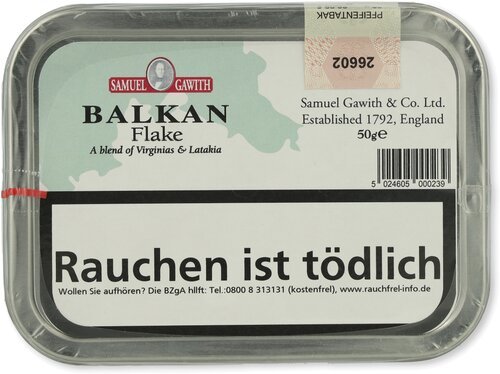 Samuel Gawith Balkan Flake Pfeifentabak 50g Dose