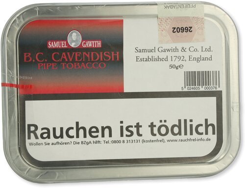 Samuel Gawith BCC Pfeifentabak 50g Dose
