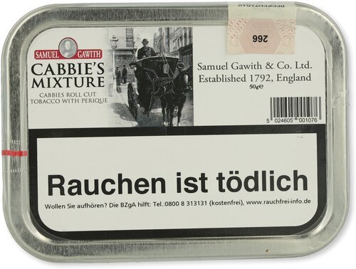 Samuel Gawith Cabbies Mixture Pfeifentabak 50g Dose