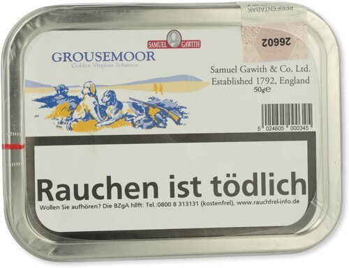 Samuel Gawith Grousemoor Pfeifentabak 50g Dose