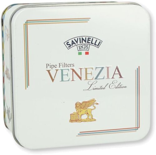 Savinelli Charcoal 6mm Venezia Pfeifenfilter 100 Stk.
