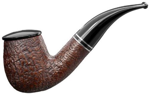 Savinelli Pfeife Monsieur Sandblast 616 Braun