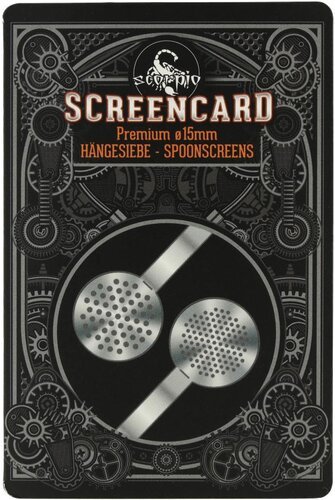 SCORPIO Screencard Edelstahl Hängesiebe 3 Stk. 15mm