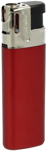 SideKick verstellbares Pfeifenfeuerzeug Metallic Rot