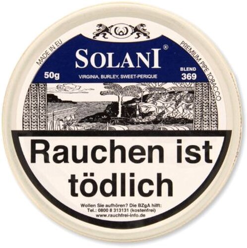 Solani Pfeifentabak Blau Blend 369 50g Dose