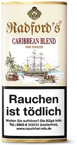 Thomas Radford Pfeifentabak Caribbean Blend 50g Päckchen