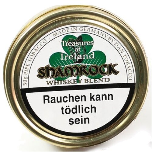 Treasures of Ireland Pfeifentabak Shamrock Whiskey Blend 50g Dose