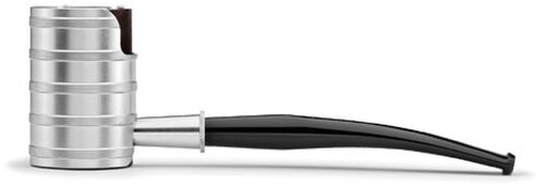 Tsuge Pfeife Metall Serie Thunderstorm Silver