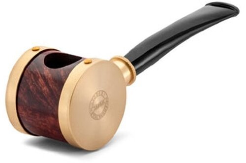 Tsuge Pfeife Metall Serie Blowfish Gold