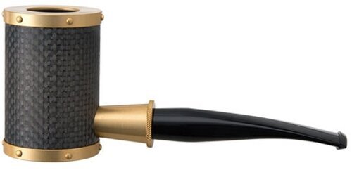 Tsuge Pfeife Metall Serie Yoroi Carbon X Gold