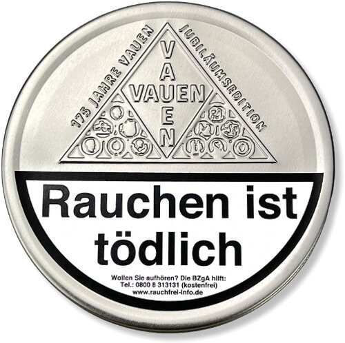 Vauen Pfeifentabak Jubiläumsedition 175 Jahre 50g Dose