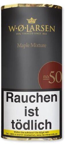 W. O. Larsen Maple Mixture No 50 Pfeifentabak 50g Päckchen